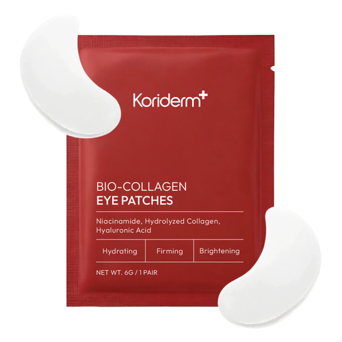 Parches de bio-colágeno para el contorno de ojos.